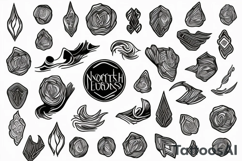northern lights tattoo idea