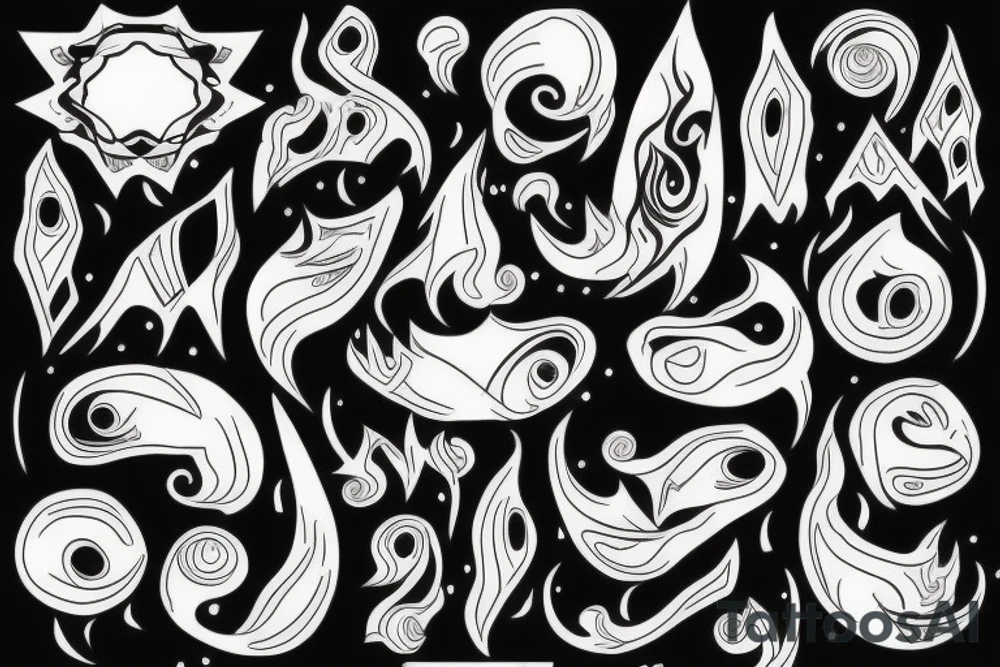 northern lights tattoo idea