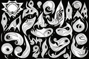 northern lights tattoo idea
