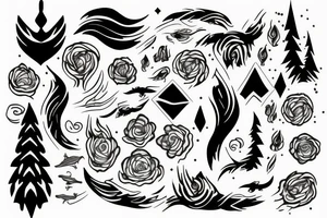 northern lights tattoo idea