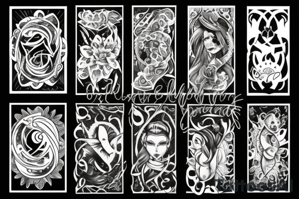 aurora tattoo idea
