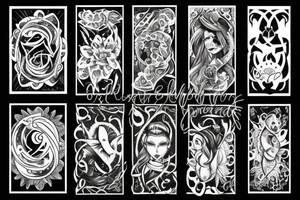 aurora tattoo idea