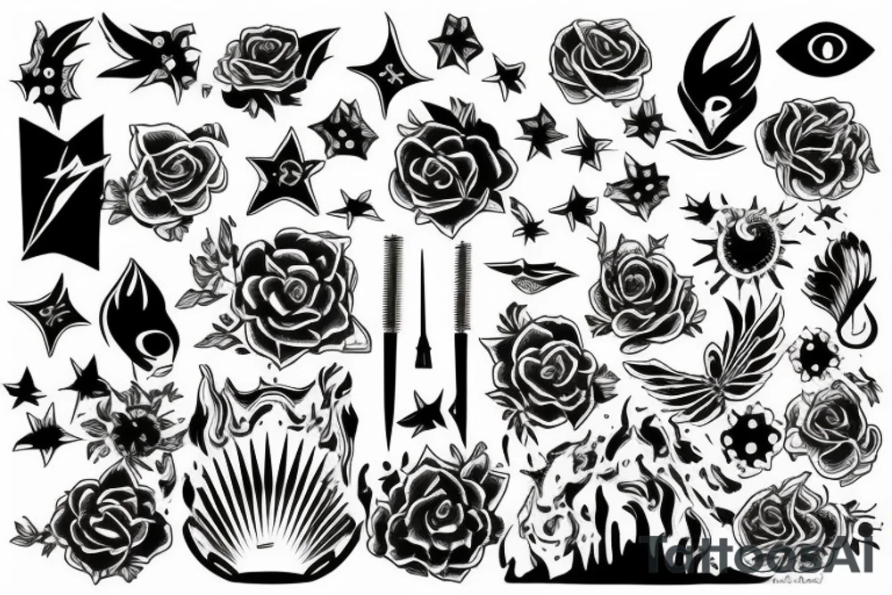 aurora tattoo idea