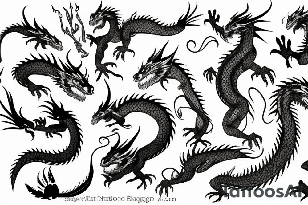 dragon tattoo idea