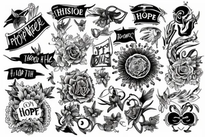A tattoo that talks about hope,ambition,dreams,having a vision tattoo idea