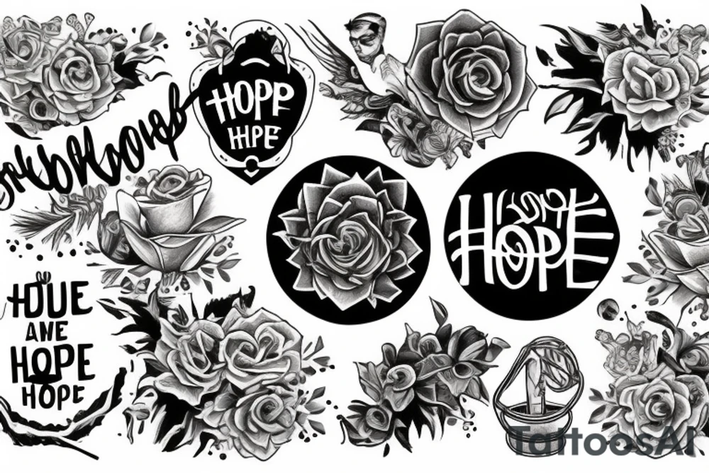 A tattoo that talks about hope,ambition,dreams,having a vision tattoo idea