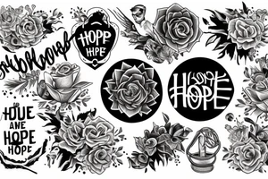A tattoo that talks about hope,ambition,dreams,having a vision tattoo idea
