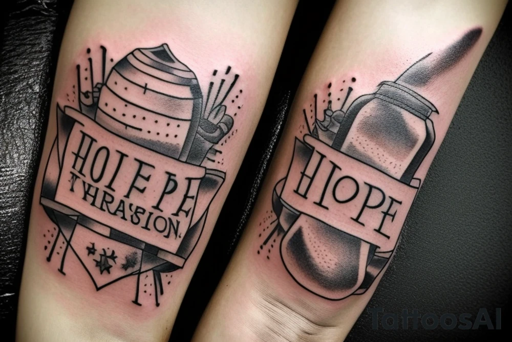 A tattoo that talks about hope,ambition,dreams,having a vision tattoo idea