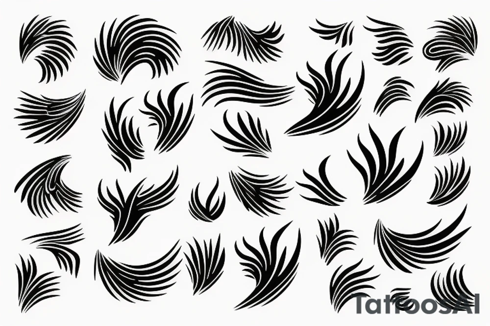 phoenix simple tattoo idea