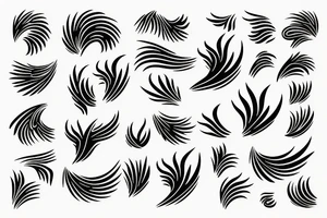 phoenix simple tattoo idea