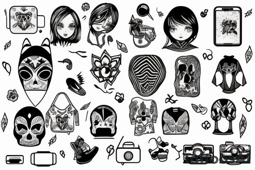 a mobile and a jumper that reminds you of someone tattoo idea