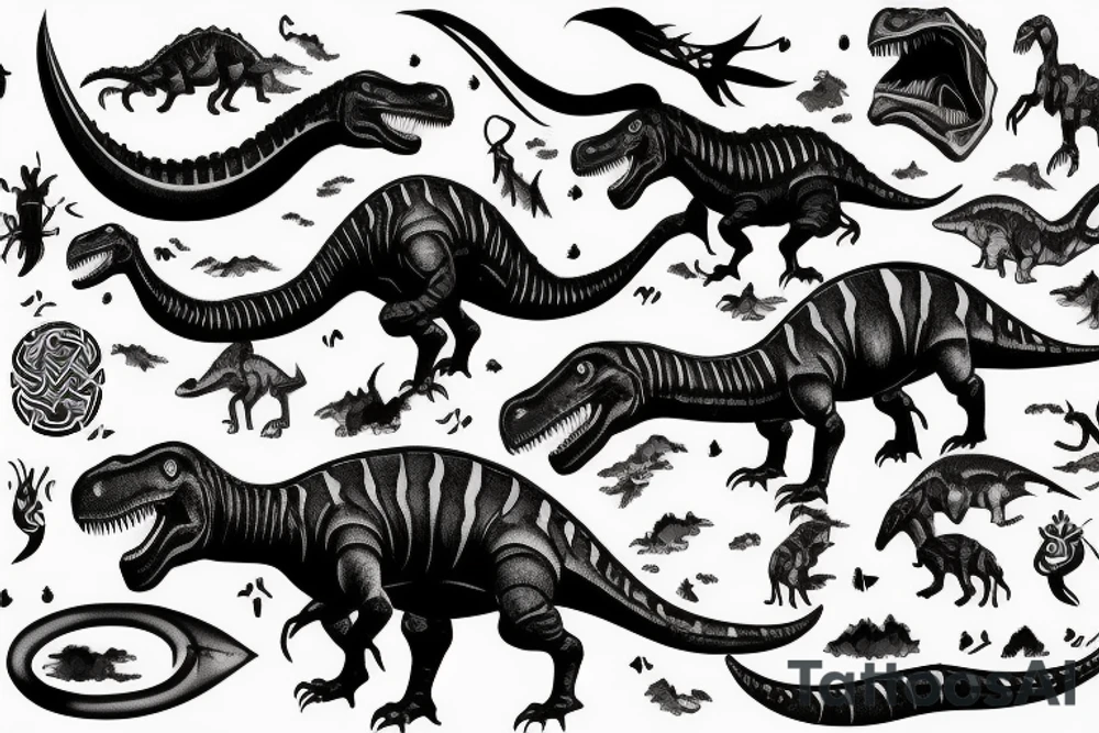 dinosaur with Photo camera
viking mythology tattoo idea