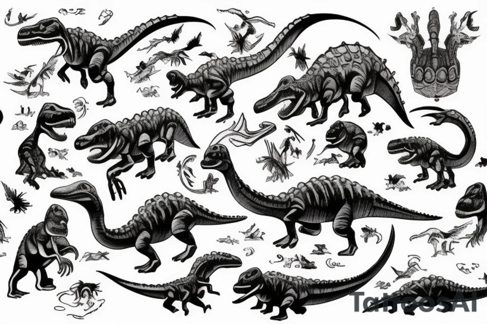 dinosaur with Photo camera
viking mythology tattoo idea