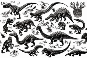 dinosaur with Photo camera
viking mythology tattoo idea