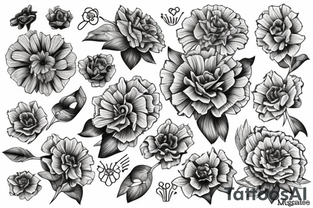 marigold tattoo idea