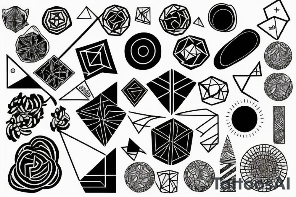 Geometric tattoo idea
