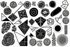 Geometric tattoo idea