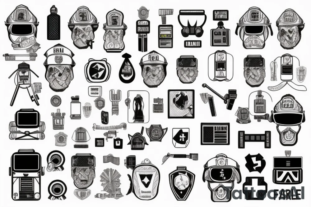 hacker, paramedic, firefighter, army, explosives, computer, technology, loss, pain, trauma, moving on tattoo idea