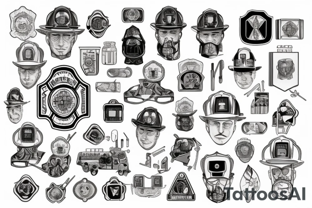 hacker, paramedic, firefighter, army, explosives, computer, technology, loss, pain, trauma, moving on tattoo idea