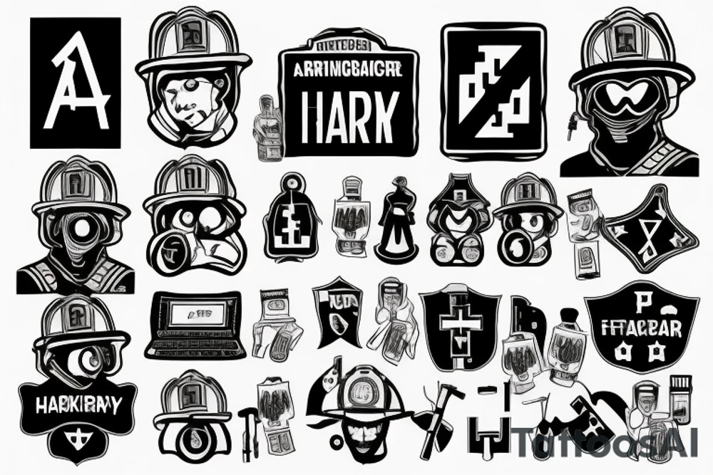 hacker, paramedic, firefighter, army, explosives, computer, technology, loss, pain, trauma, moving on tattoo idea