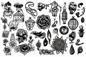 Cage that you put yourself in tattoo idea