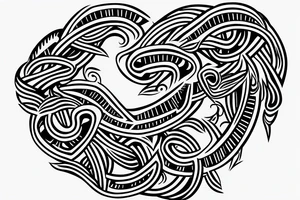 Generate a tatto with this letters ab imo pectore, in fin line tattoo idea
