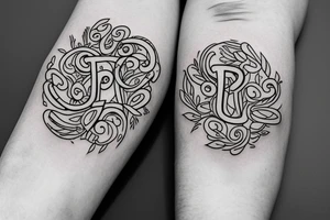 Generate a tatto with this letters ab imo pectore, in fin line tattoo idea