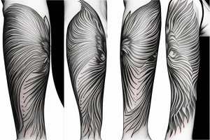 feminine phoenix tattoo for women, fineline, minimalist tattoo idea