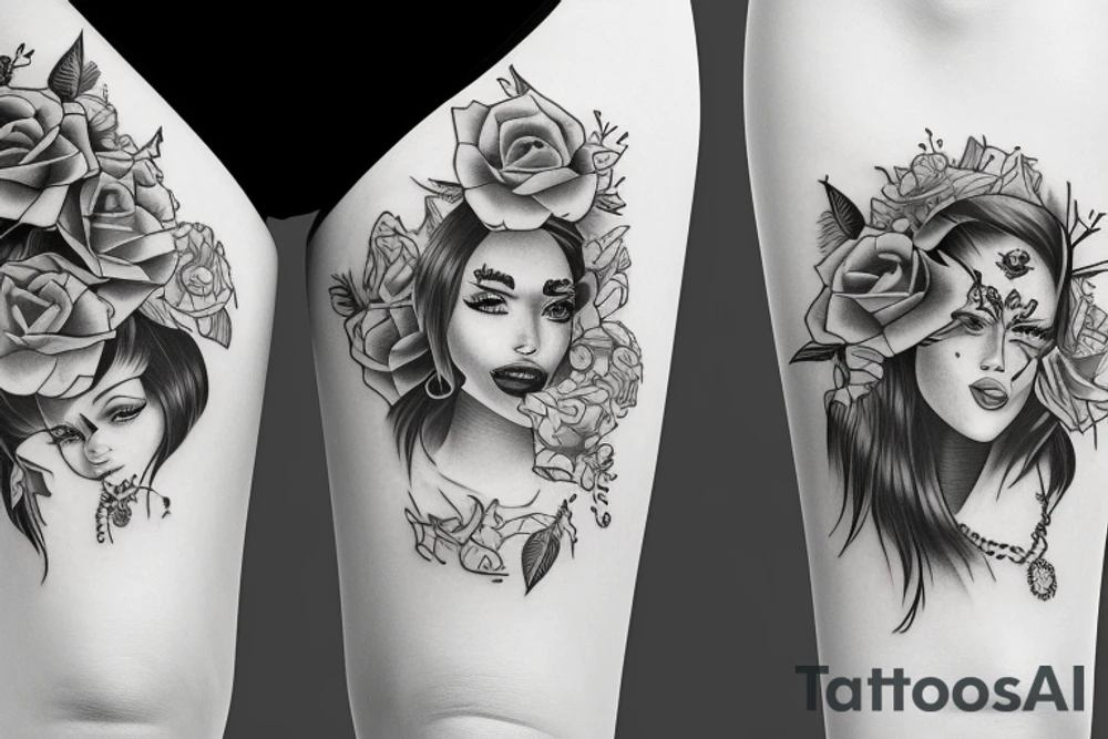 A person succeeding off the support from family tattoo idea