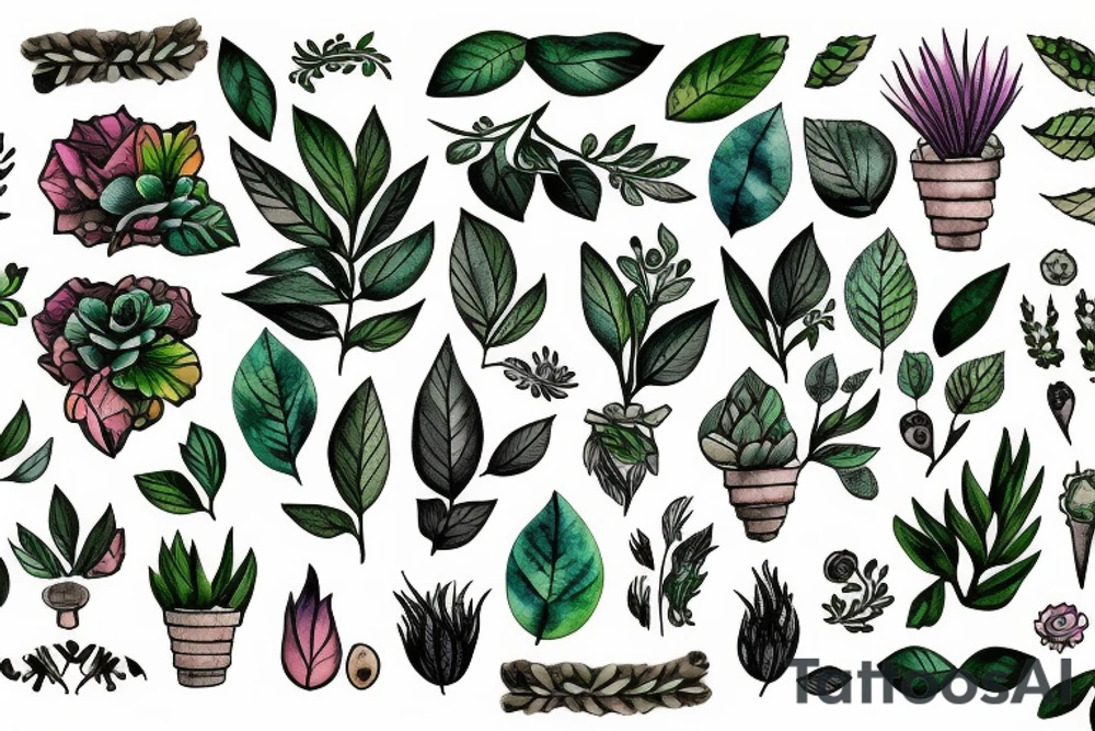 A plant called Antonia tattoo idea