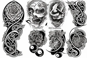 13 moons tattoo idea