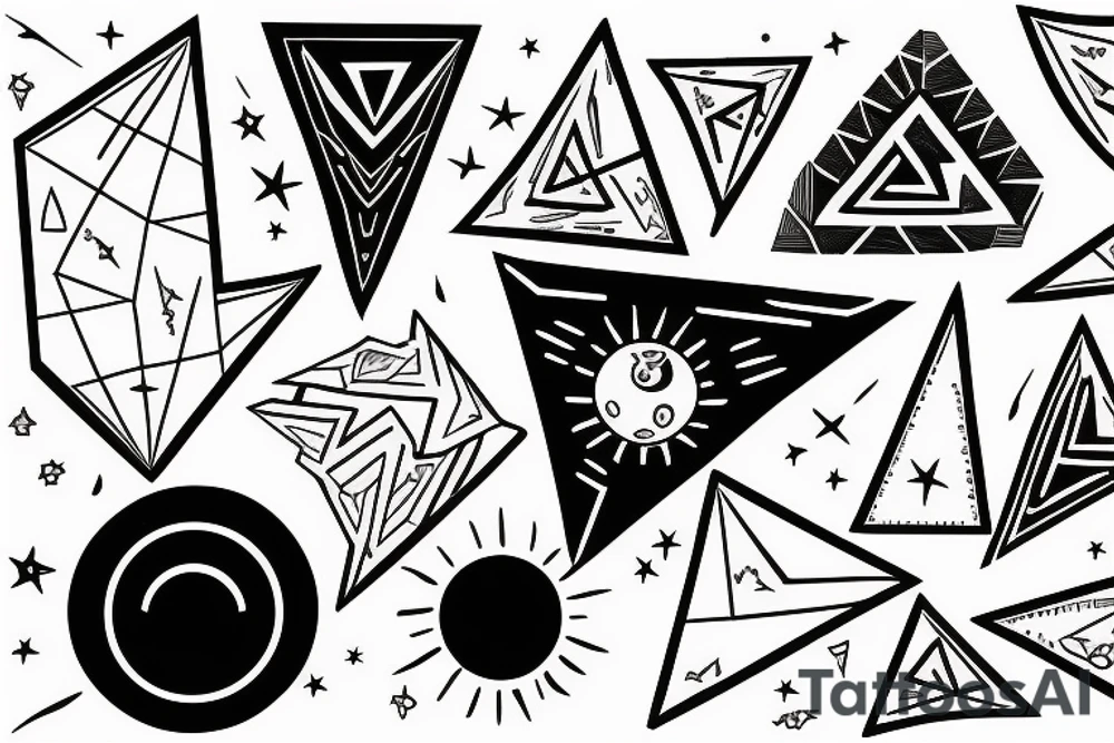 Triangle 2.5in x 2.5in
Solar Eclipse tattoo idea Triangle 2.5in x 2.5in
Solar Eclipse tattoo idea