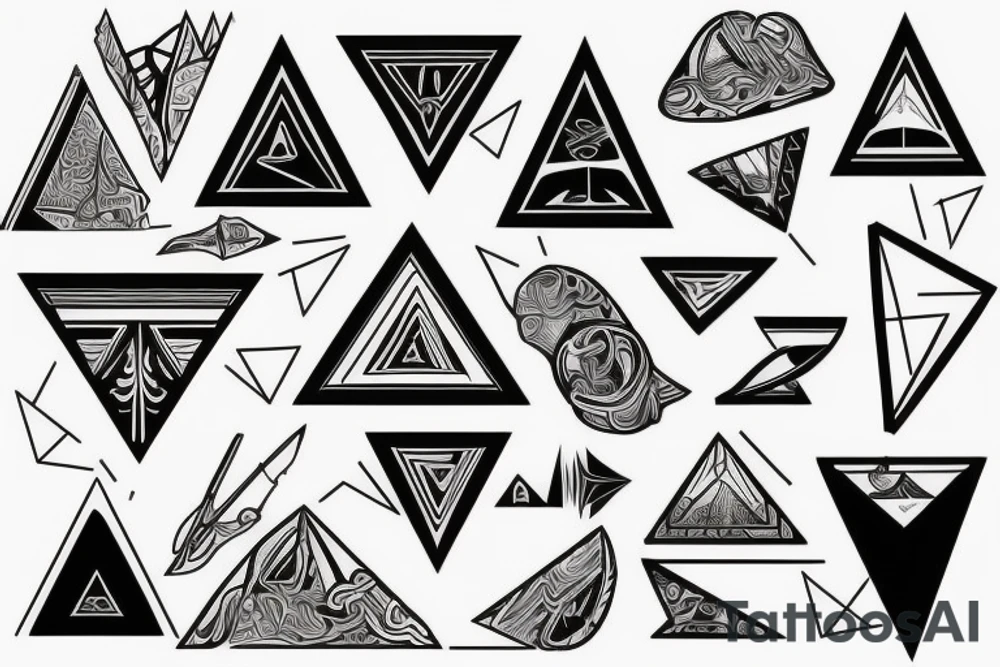 Equilateral Triangle
Grand Canyon tattoo idea