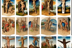 st. peter crucified sunset tattoo idea