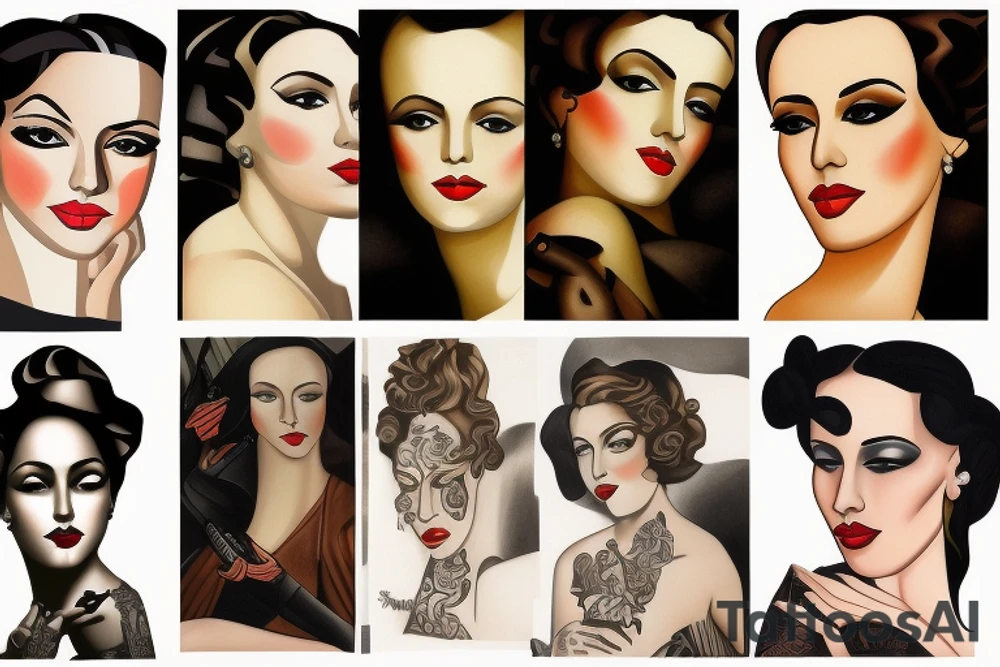 great woman tattoo idea