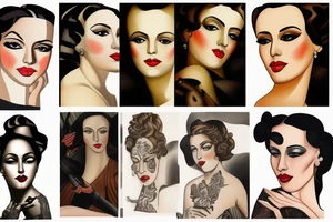 great woman tattoo idea