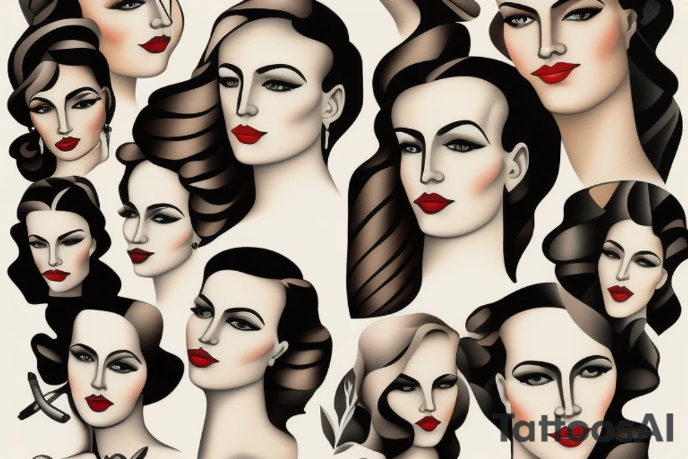 great woman tattoo idea