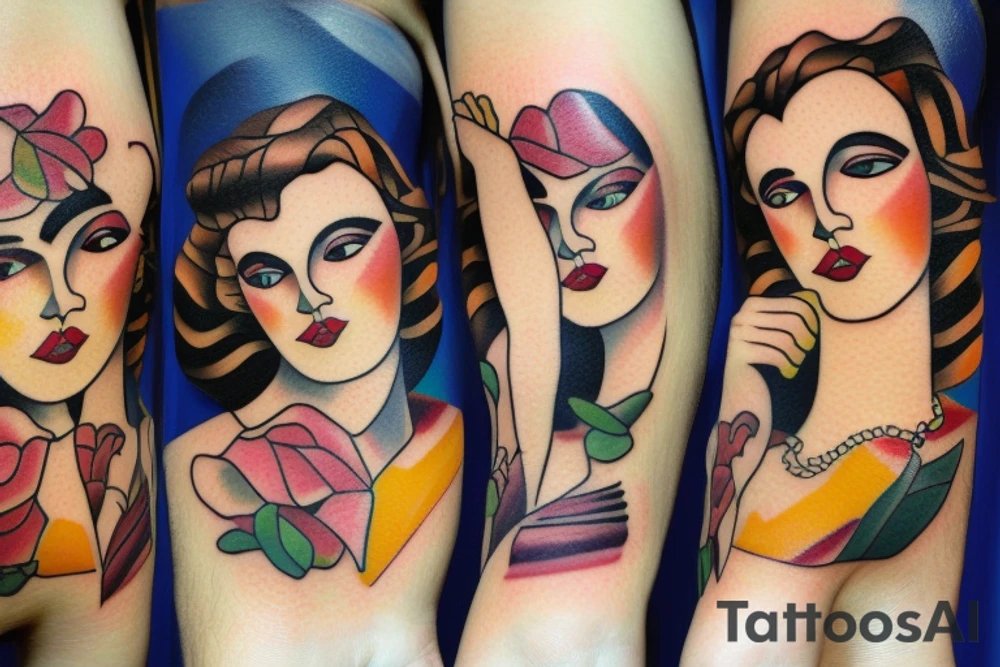 great woman tattoo idea