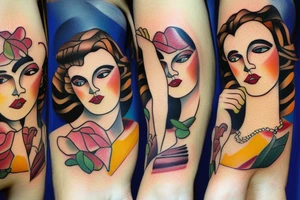 great woman tattoo idea