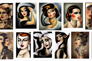 great woman tattoo idea