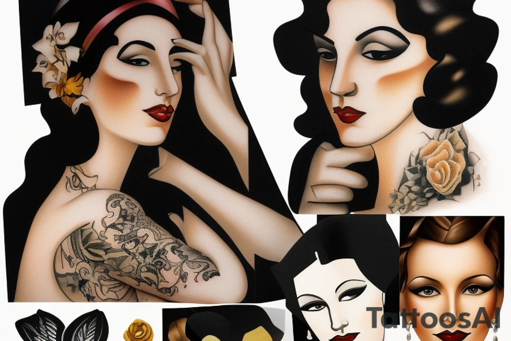 great woman tattoo idea