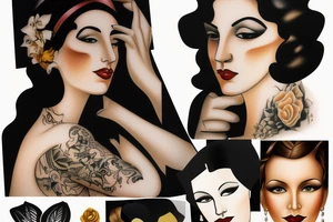 great woman tattoo idea