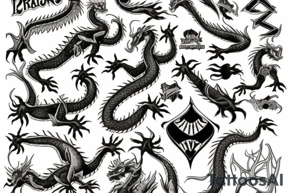 Dragon tattoo idea