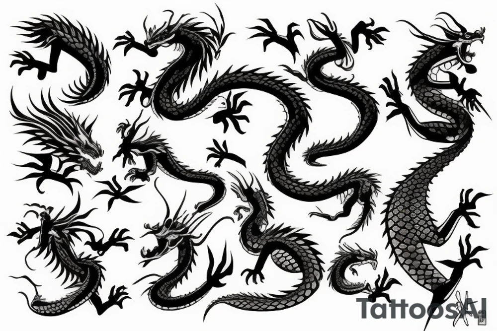 Dragon tattoo idea