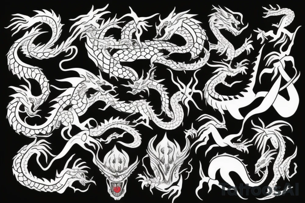 Dragon tattoo idea