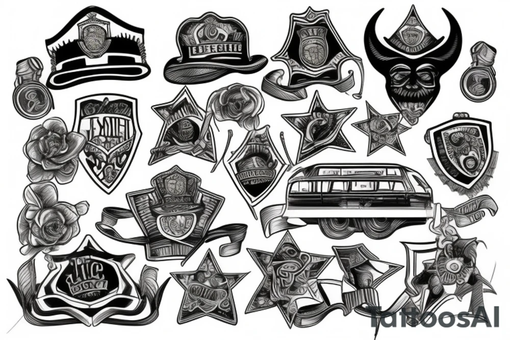 Law enforcement tattoo idea