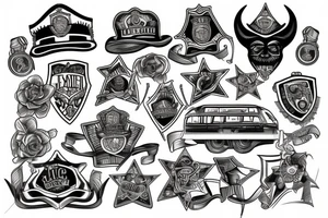 Law enforcement tattoo idea
