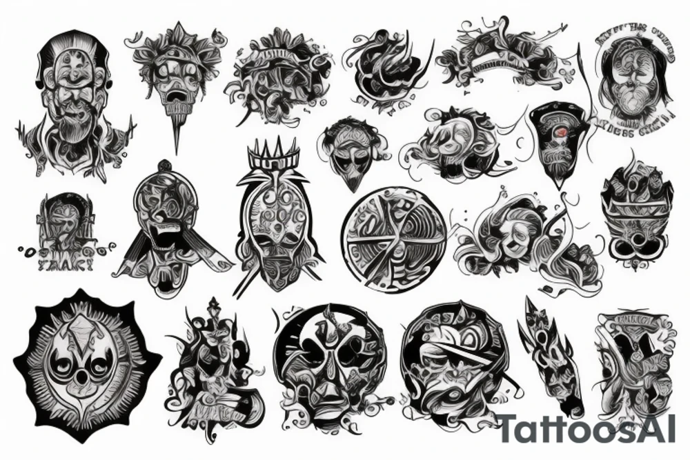 God of luck tattoo idea
