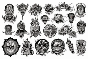 God of luck tattoo idea