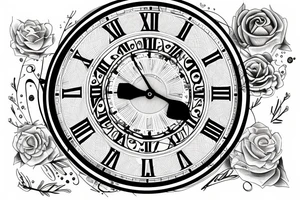 Balancing time watch tattoo idea